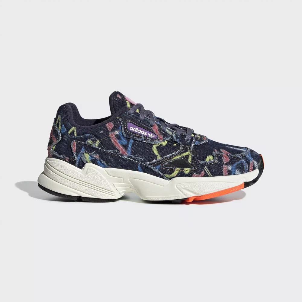 Adidas Falcon Tenis Negros Para Mujer (MX-24641)